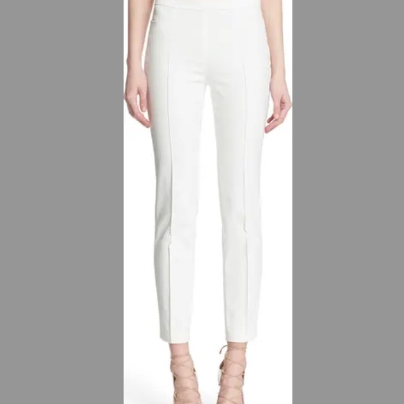 Akris Punto Pants - EUC Akris Punto Franca Techno Cotton Blend Ankle Pants Cream Size 8